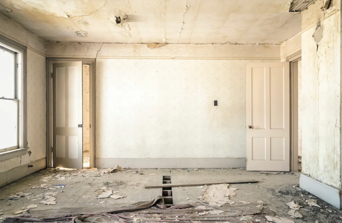 Waste disposal crew managing a cleanout project in Lemon Hill